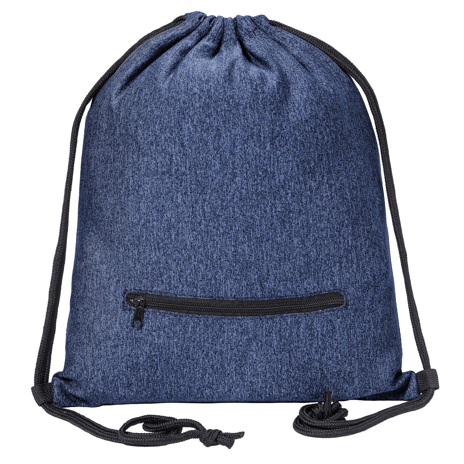 Mélange Drawstring Bag w/ Zipper Pocket - Mato & Hash