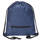Mélange Drawstring Bag w/ Zipper Pocket - Mato & Hash