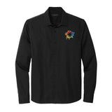 MERCER+METTLE™ Long Sleeve Stretch Woven Shirt Embroidery - Mato & Hash