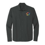MERCER+METTLE™ Long Sleeve Stretch Woven Shirt Embroidery - Mato & Hash