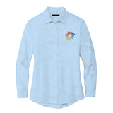 MERCER+METTLE™ Women’s Long Sleeve Stretch Woven Shirt Embroidery