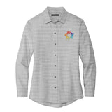 MERCER+METTLE™ Women’s Long Sleeve Stretch Woven Shirt Embroidery - Mato & Hash
