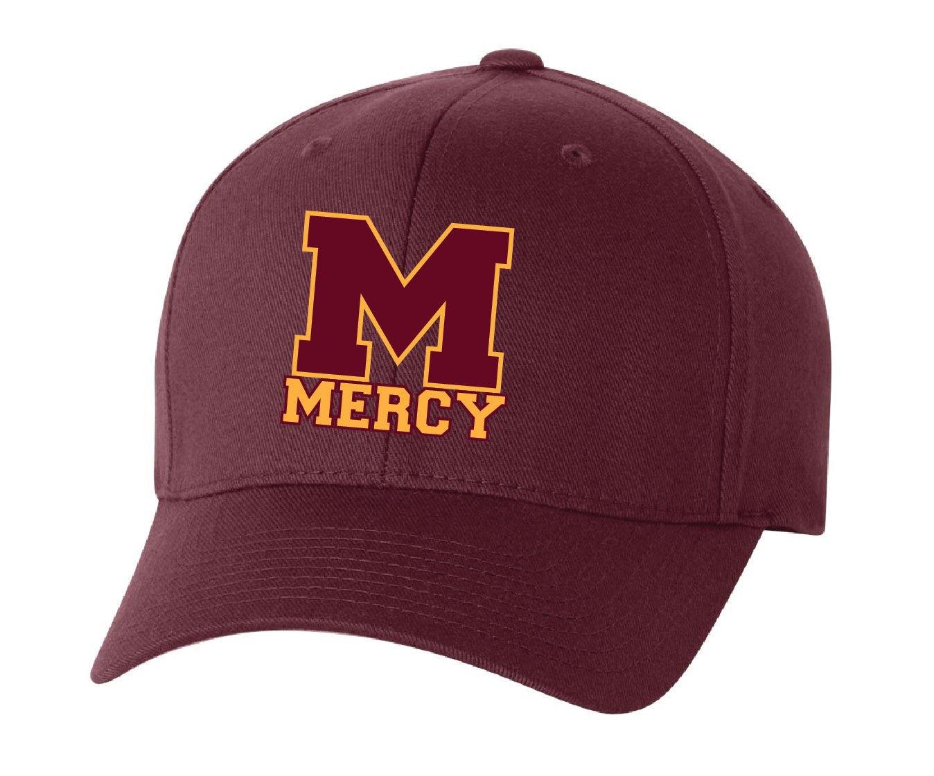 Mercy High School Flexfit Cotton Blend Cap Embroidery - Mato & Hash