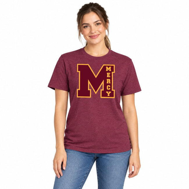 Mercy HS - Mercy Crest Unisex Next Level Blend Tee