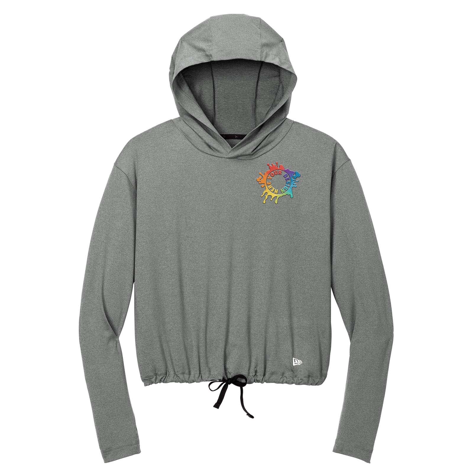 New Era® Ladies Power Long Sleeve Hoodie Embroidery - Mato & Hash
