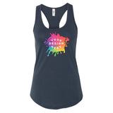 Next Level Women's Cotton/Polyester Blend Racerback Tank Top - Mato & Hash