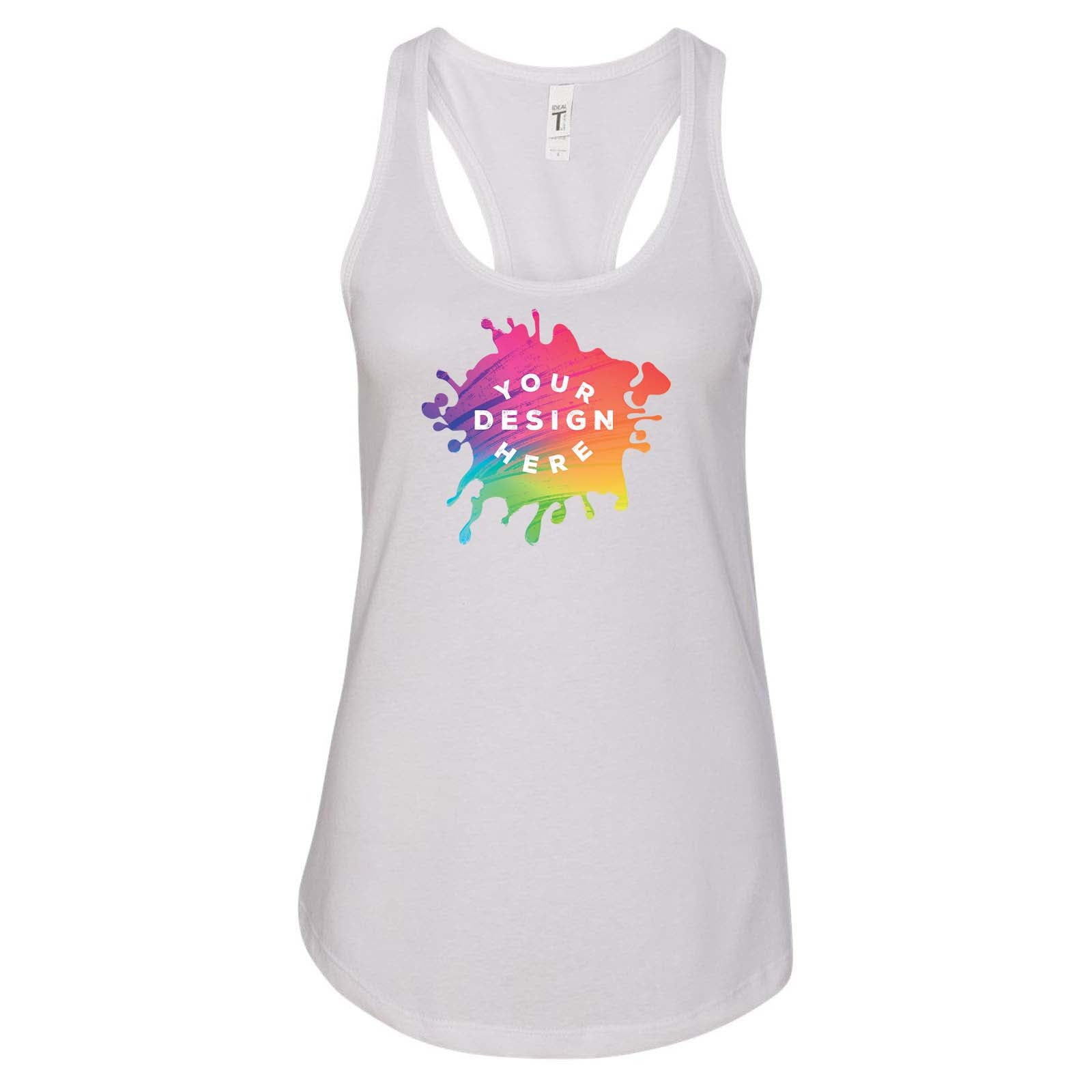 Next Level Women's Cotton/Polyester Blend Racerback Tank Top - Mato & Hash