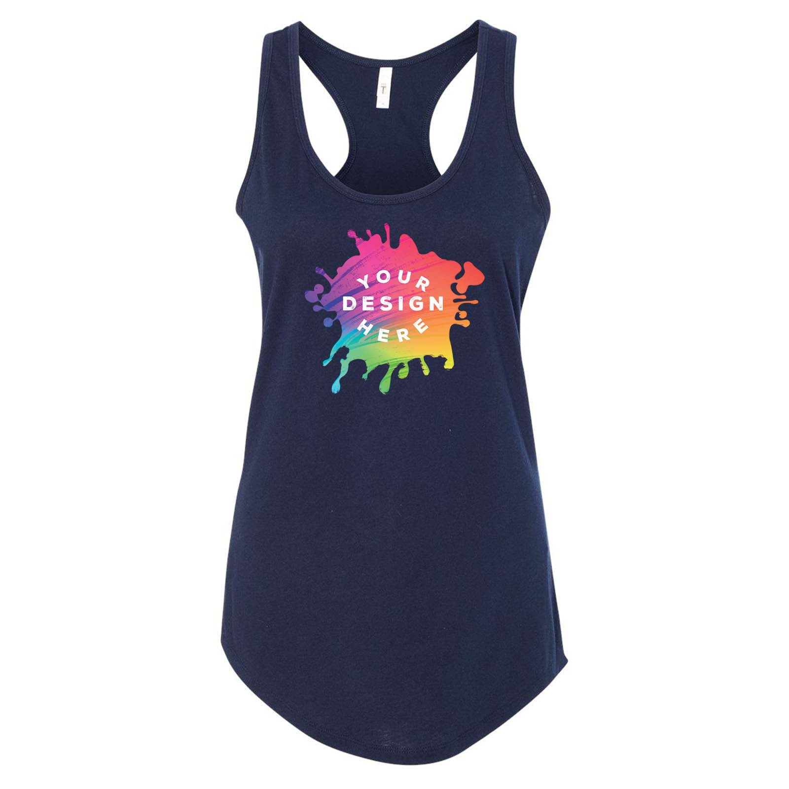 Next Level Women's Cotton/Polyester Blend Racerback Tank Top - Mato & Hash