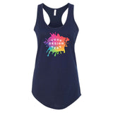 Next Level Women's Cotton/Polyester Blend Racerback Tank Top - Mato & Hash
