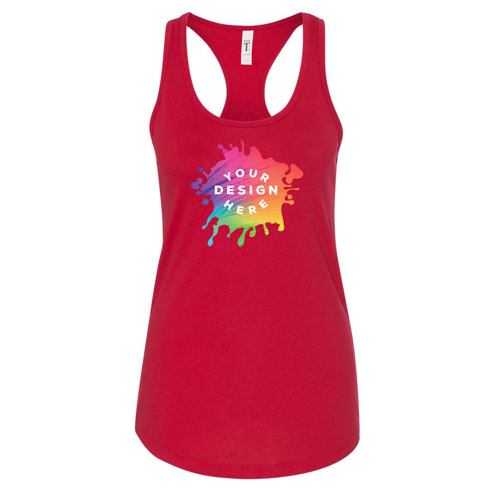 Next Level Women's Cotton/Polyester Blend Racerback Tank Top - Mato & Hash