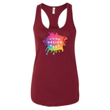 Next Level Women's Cotton/Polyester Blend Racerback Tank Top - Mato & Hash