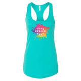 Next Level Women's Cotton/Polyester Blend Racerback Tank Top - Mato & Hash