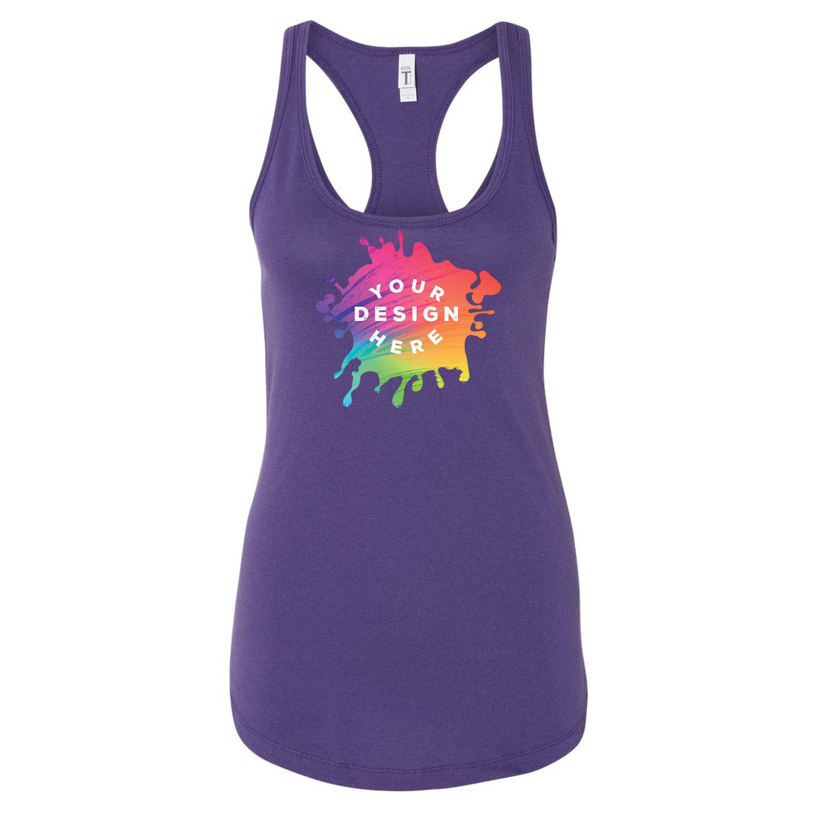 Next Level Women's Cotton/Polyester Blend Racerback Tank Top - Mato & Hash