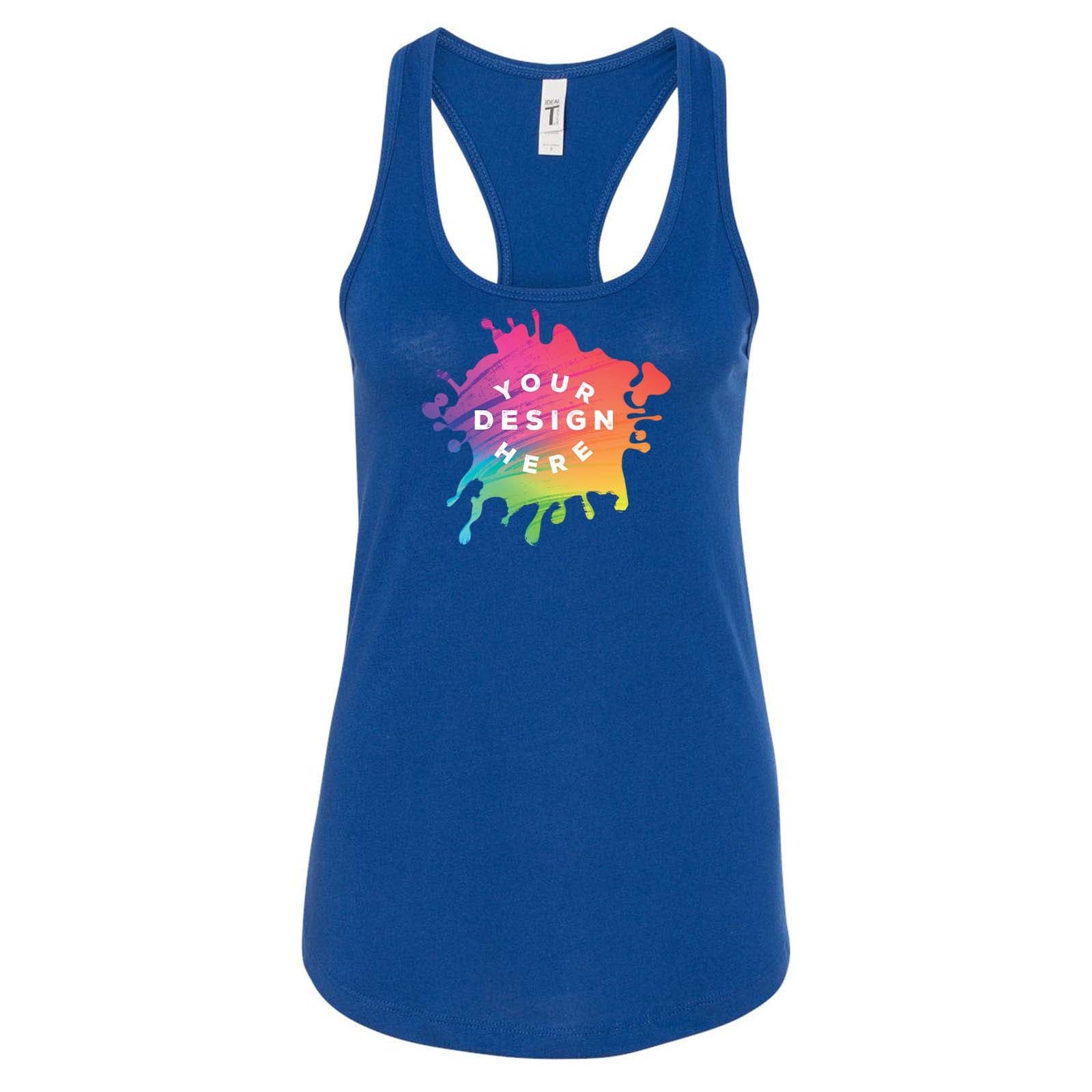 Next Level Women's Cotton/Polyester Blend Racerback Tank Top - Mato & Hash