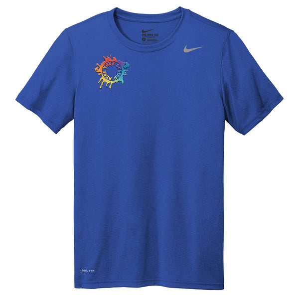 Nike Legend Men's Performance Polyester T-Shirt Embroidery