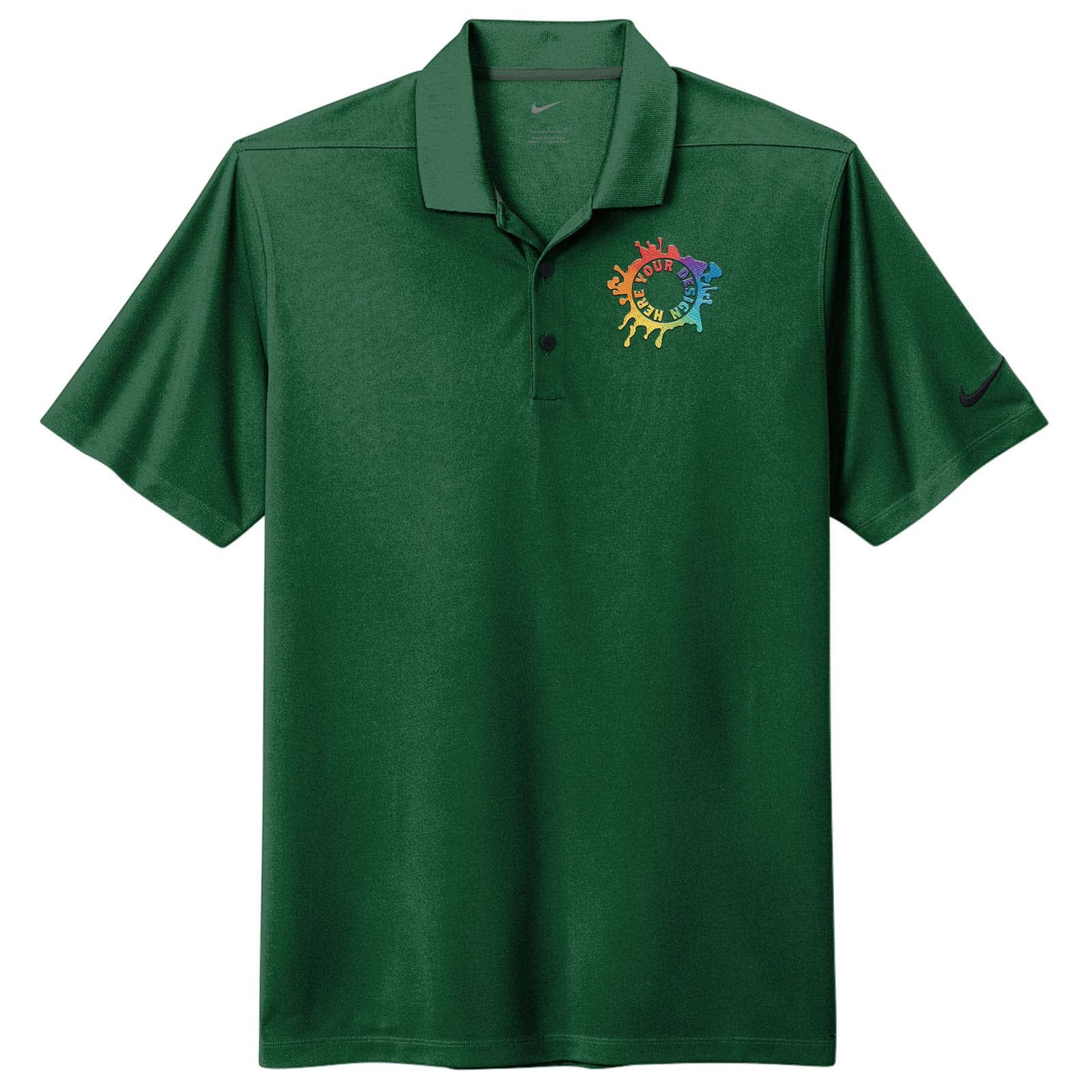 Nike Men's Dri-Fit Micro Piqué 2.0 100% Polyester Polo T-Shirt Alternative Colors Embroidery - Mato & Hash