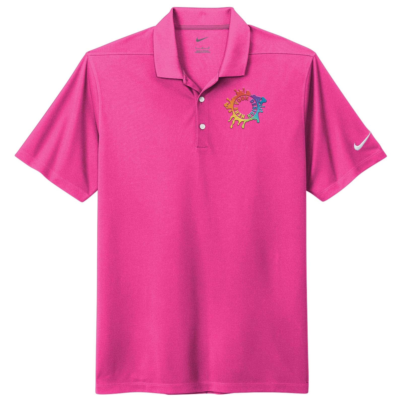 Nike Men's Dri-Fit Micro Piqué 2.0 100% Polyester Polo T-Shirt Alternative Colors Embroidery - Mato & Hash