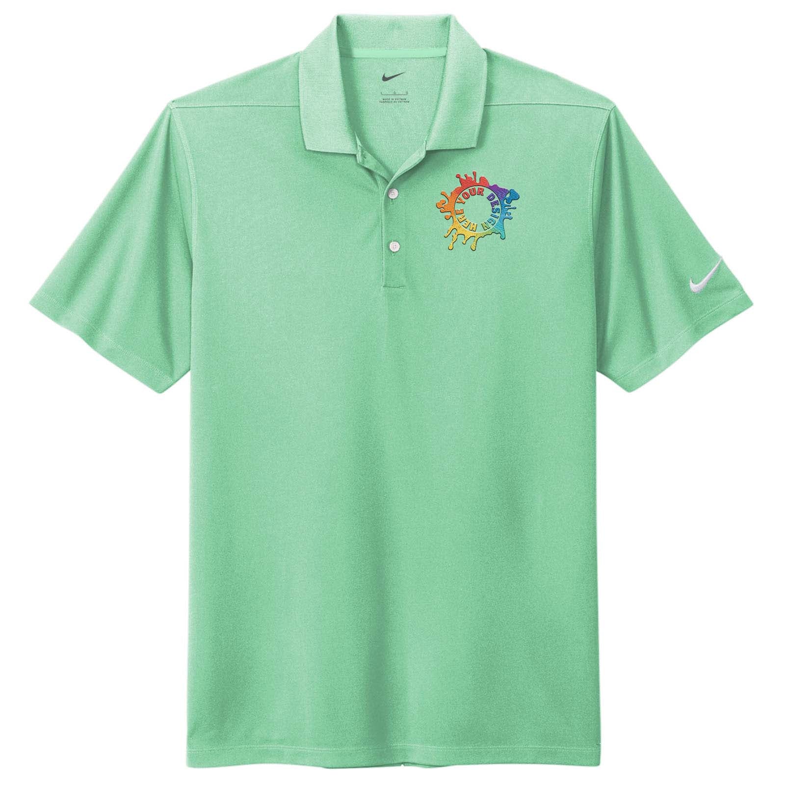 Nike Men's Dri-Fit Micro Piqué 2.0 100% Polyester Polo T-Shirt Alternative Colors Embroidery - Mato & Hash
