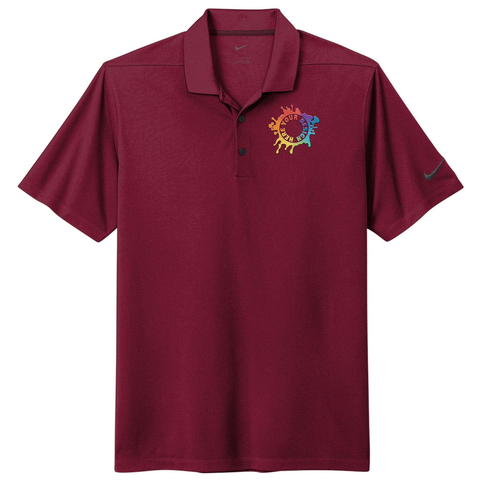 Nike Men's Dri-Fit Micro Piqué 2.0 100% Polyester Polo T-Shirt Alternative Colors Embroidery - Mato & Hash