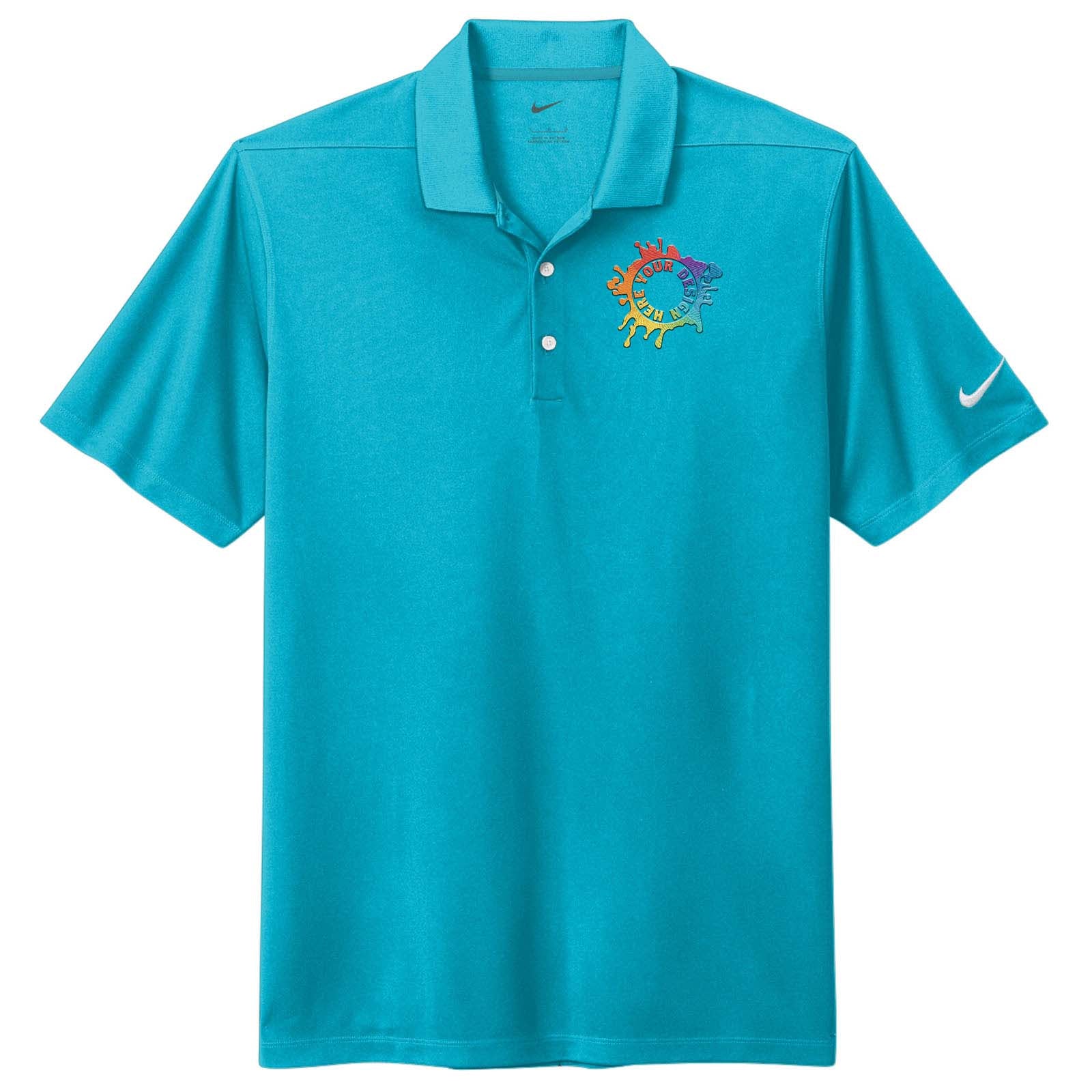 Nike Men's Dri-Fit Micro Piqué 2.0 100% Polyester Polo T-Shirt Alternative Colors Embroidery - Mato & Hash