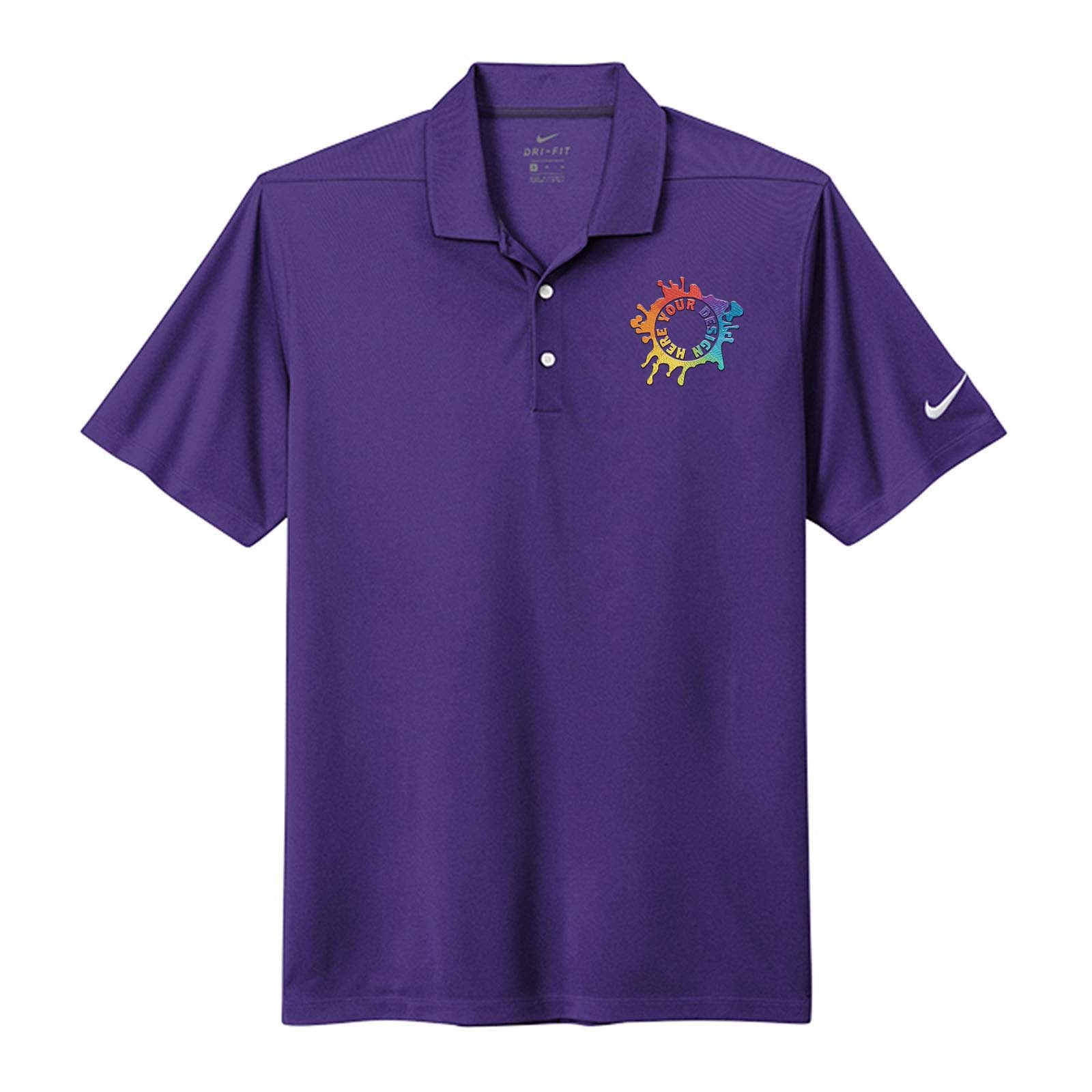 Nike Men's Dri-Fit Micro Piqué 2.0 100% Polyester Polo T-Shirt Embroidery - Mato & Hash