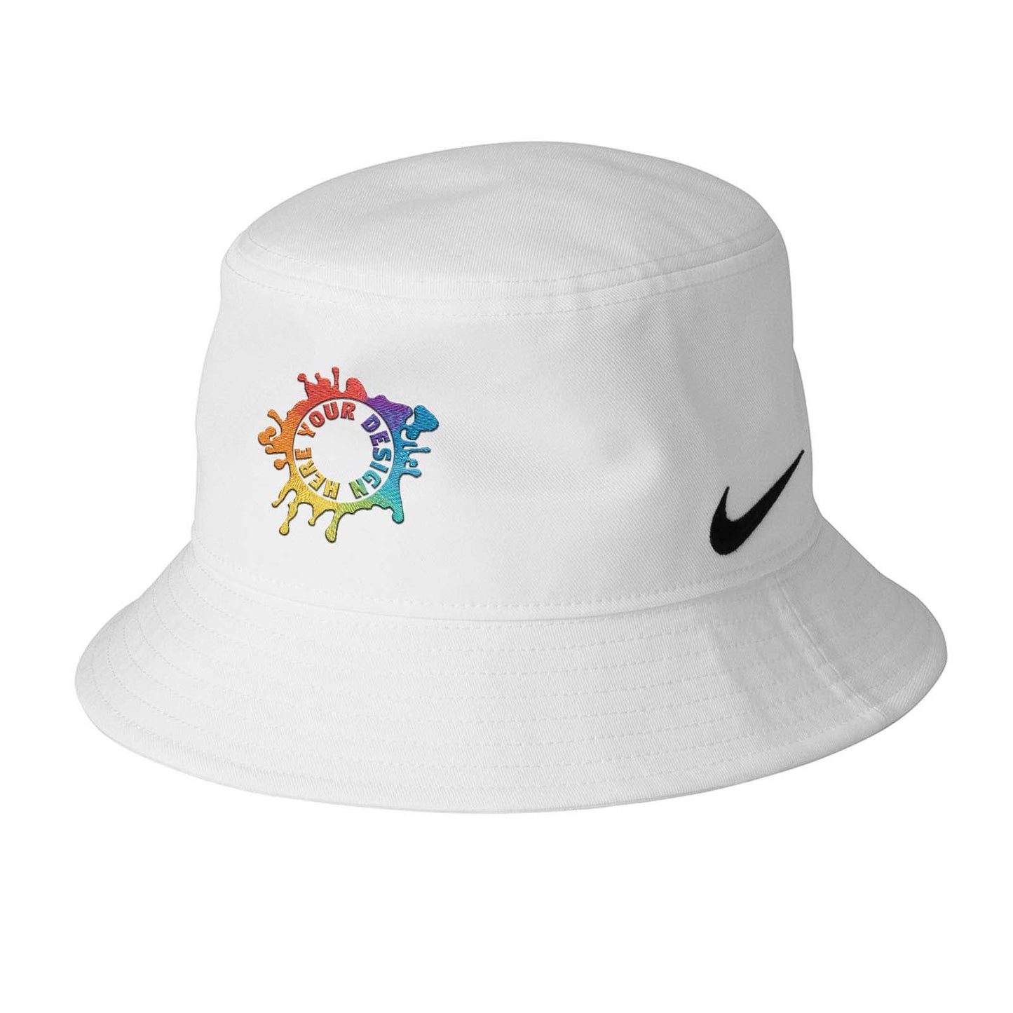 Nike Swoosh Bucket Hat Embroidery - Mato & Hash