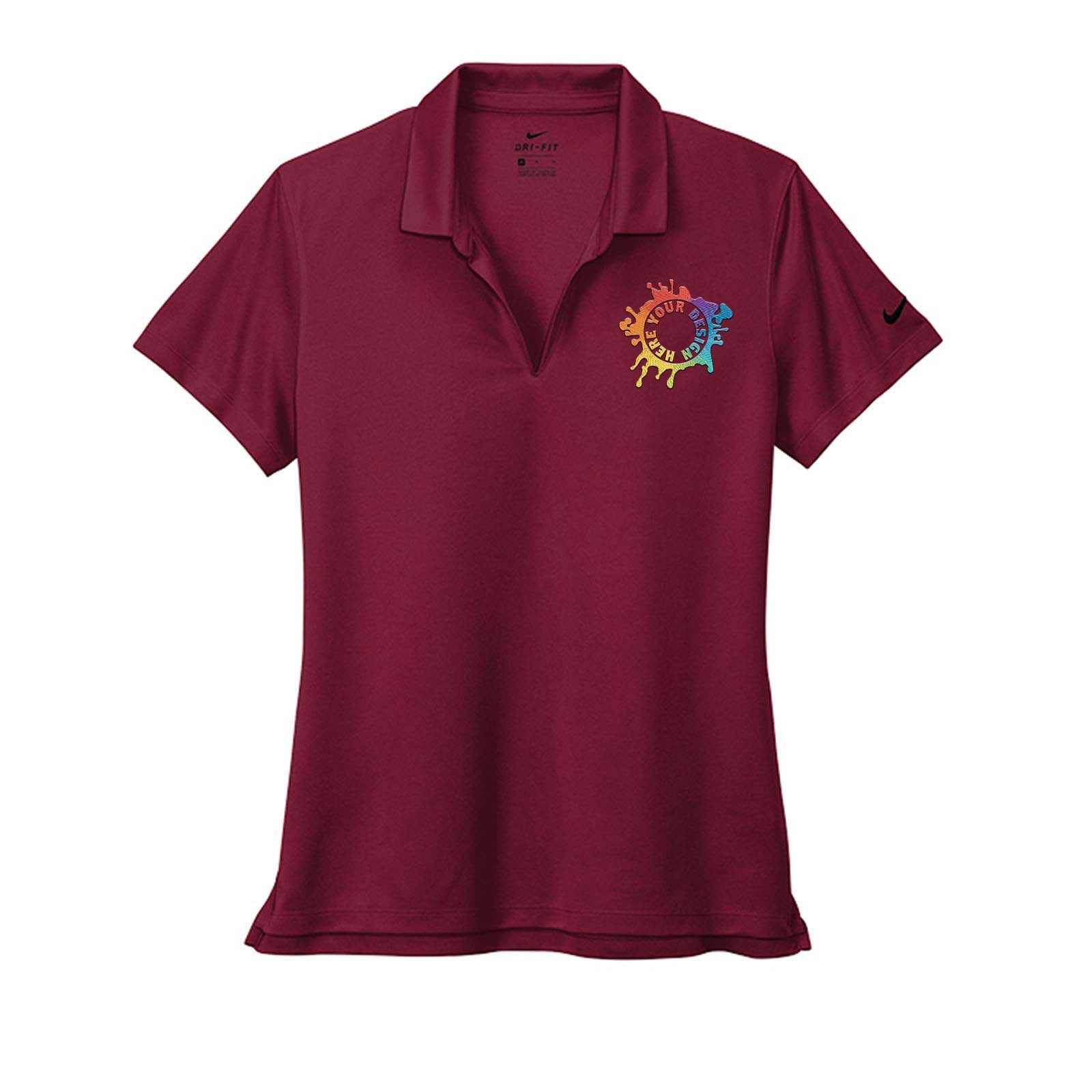Nike Women's Dri-Fit Micro Piqué 2.0 100% Polyester Polo T-Shirt Embroidery - Mato & Hash
