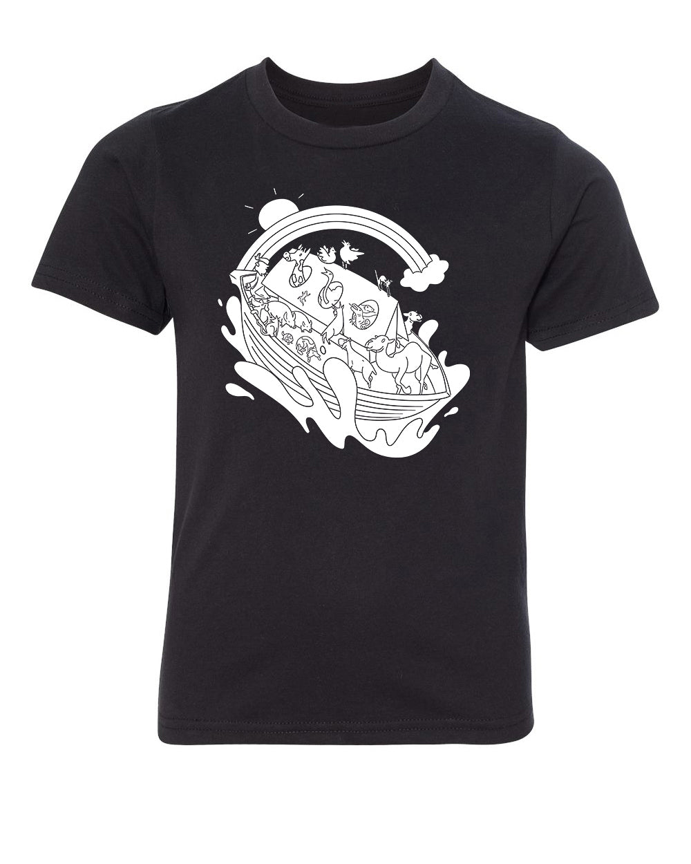 Noah's Arc DIY Color in Kids T Shirts - Mato & Hash
