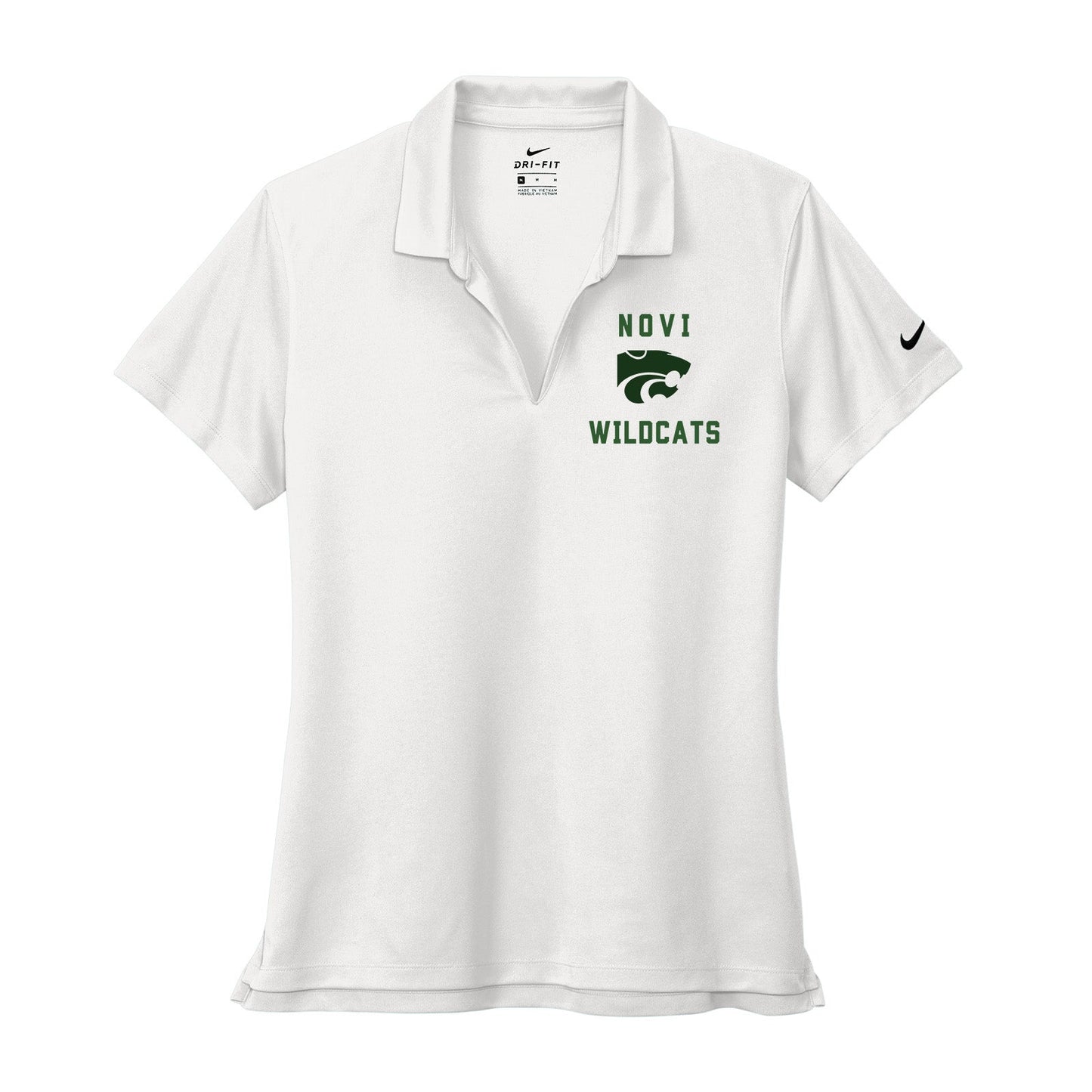 Novi Pompon Nike Women's Dri-Fit Micro Piqué 2.0 100% Polyester Polo T-Shirt Classic - Mato & Hash