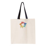 OAD Contrast-Color Handle Tote Embroidery - Mato & Hash