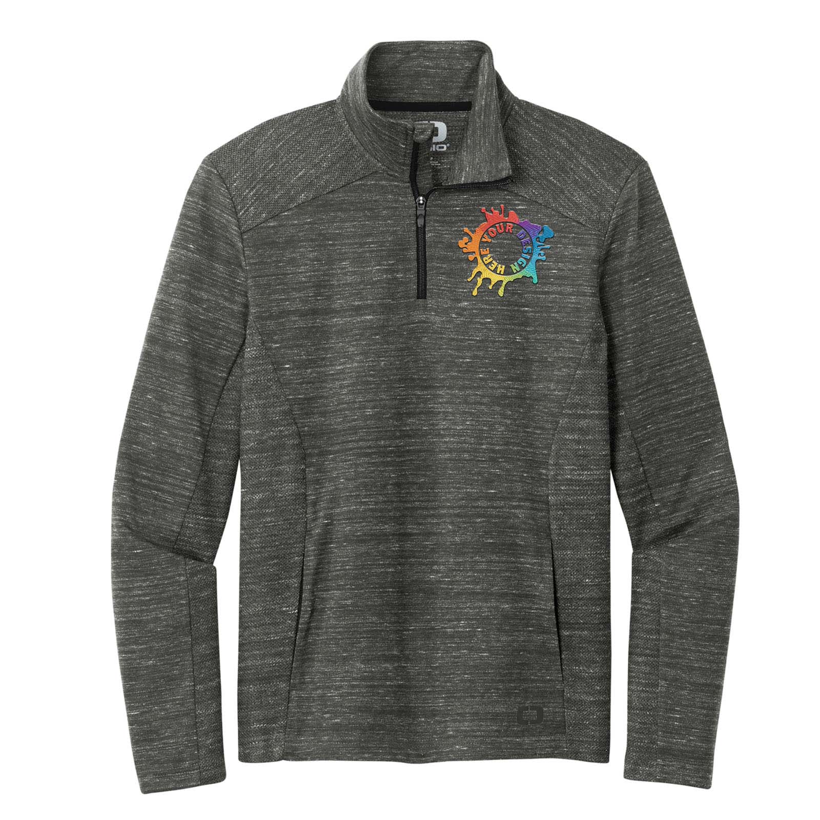 OGIO® Flux 1/4-Zip Jacket Embroidery - Mato & Hash