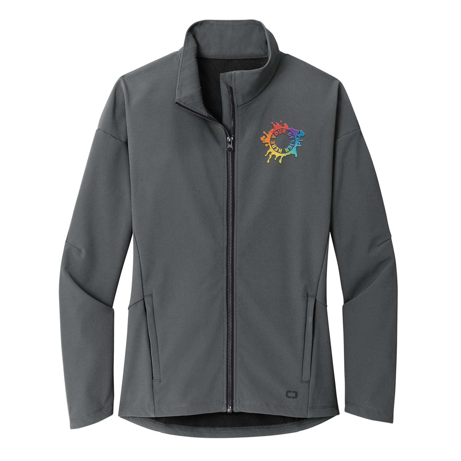 OGIO® Ladies Commuter Full-Zip Soft Shell Embroidery - Mato & Hash