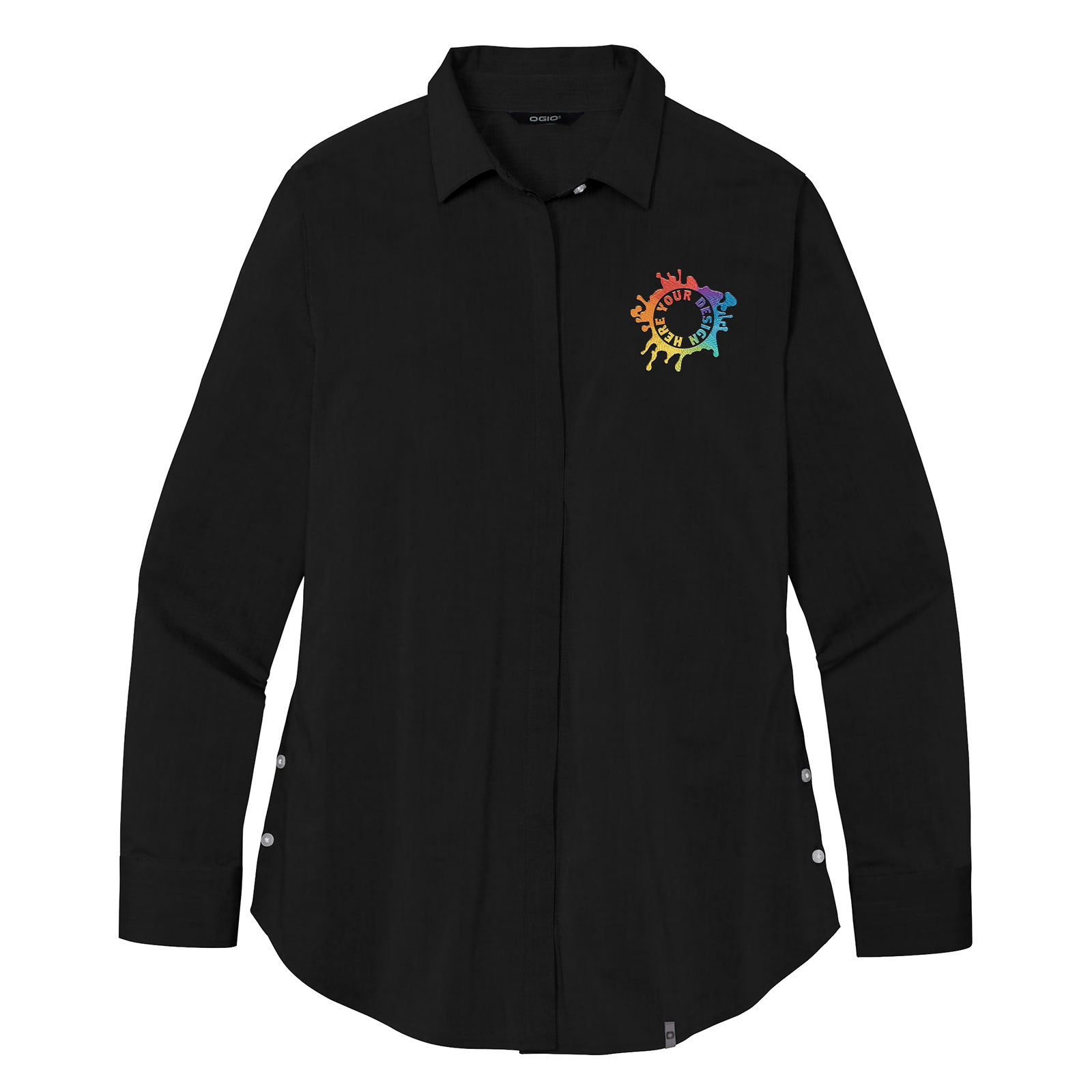 OGIO® Ladies Commuter Woven Tunic Embroidery - Mato & Hash