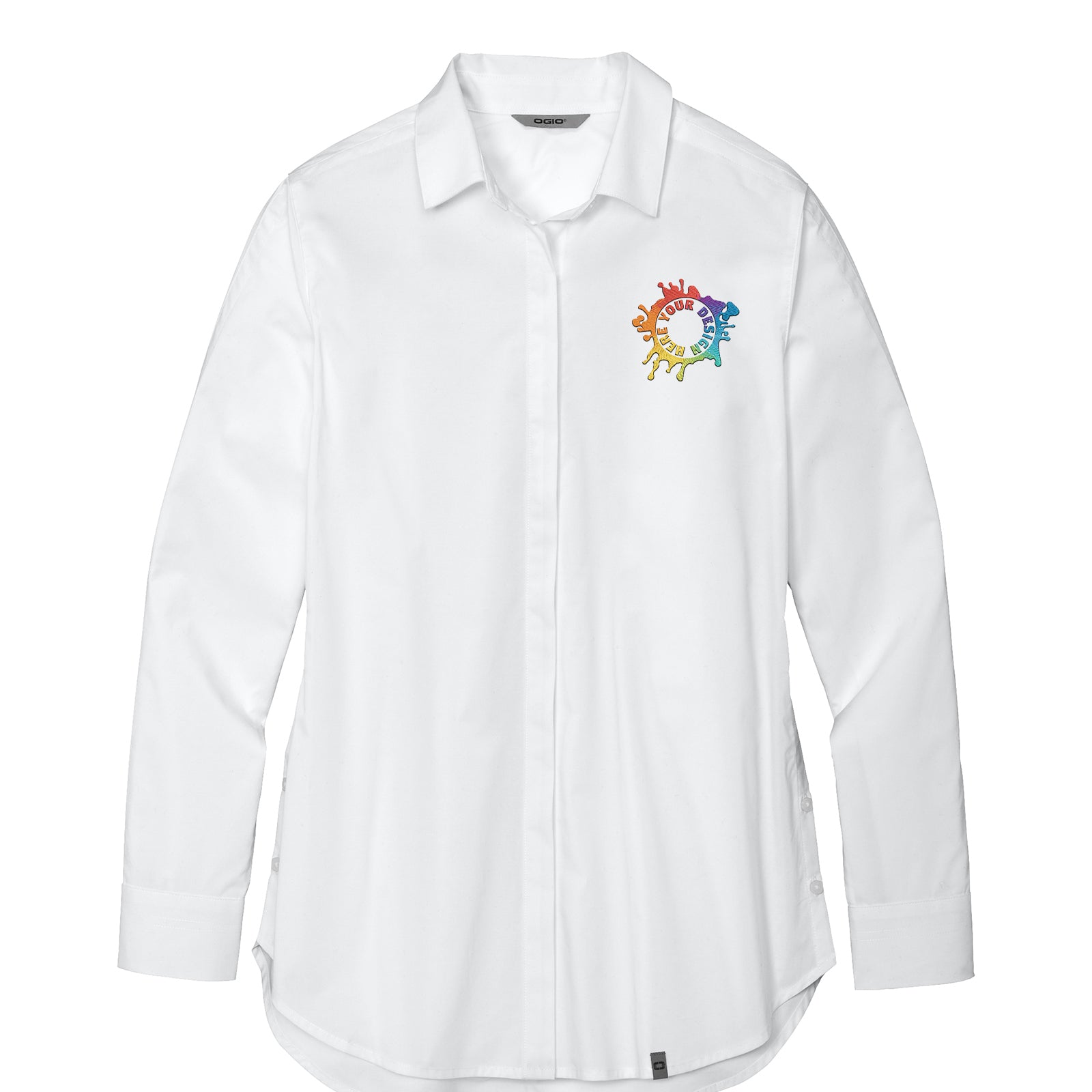 OGIO® Ladies Commuter Woven Tunic Embroidery - Mato & Hash