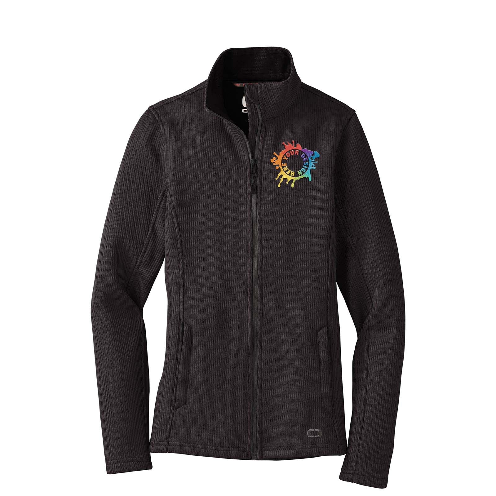 OGIO ® Ladies Grit Fleece Jacket Embroidery - Mato & Hash