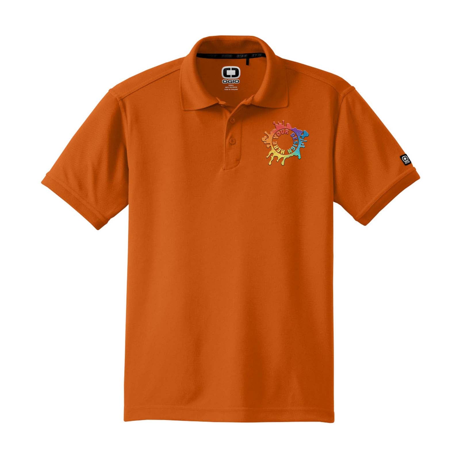 Ogio Men's 100% Polyester Caliber 2.0 Polo T-Shirt Embroidery - Mato & Hash