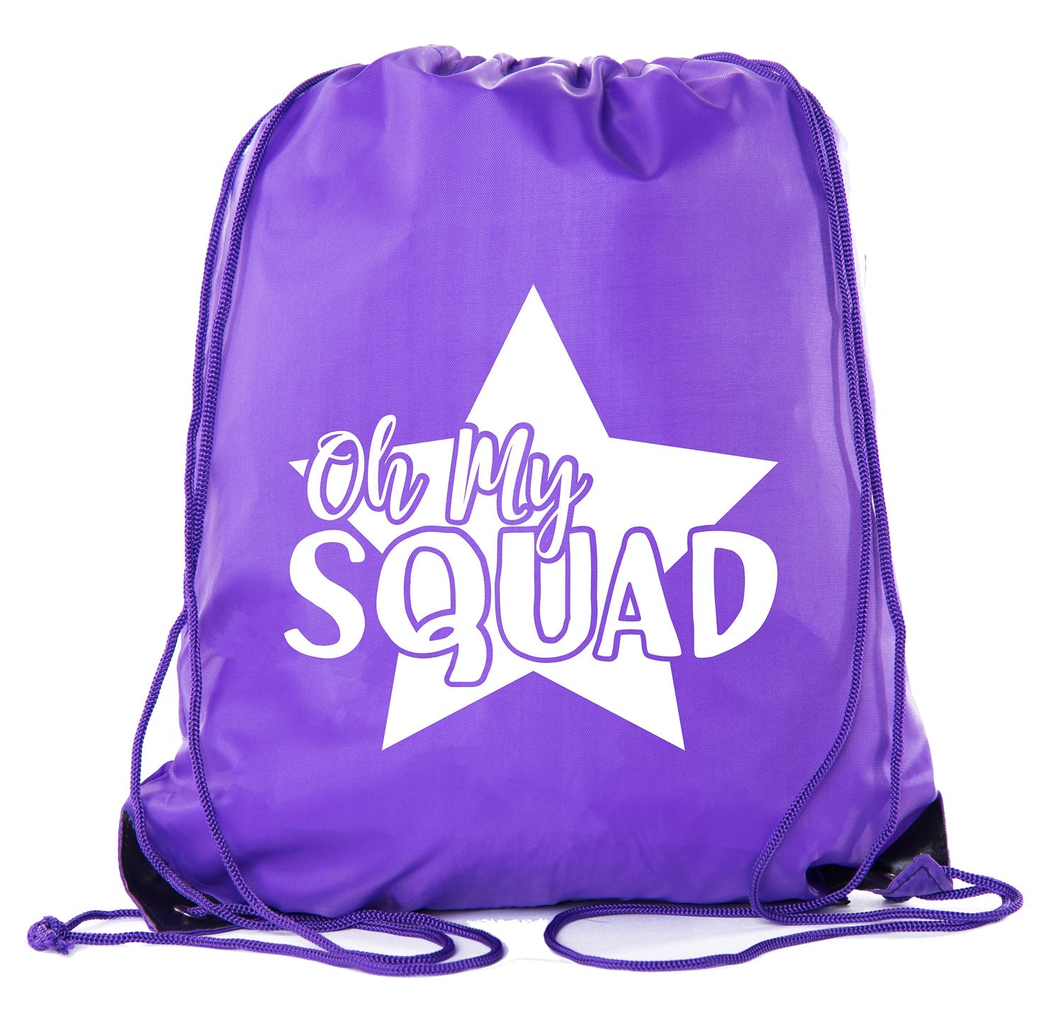 Oh My Squad Cheer Polyester Drawstring Bag - Mato & Hash
