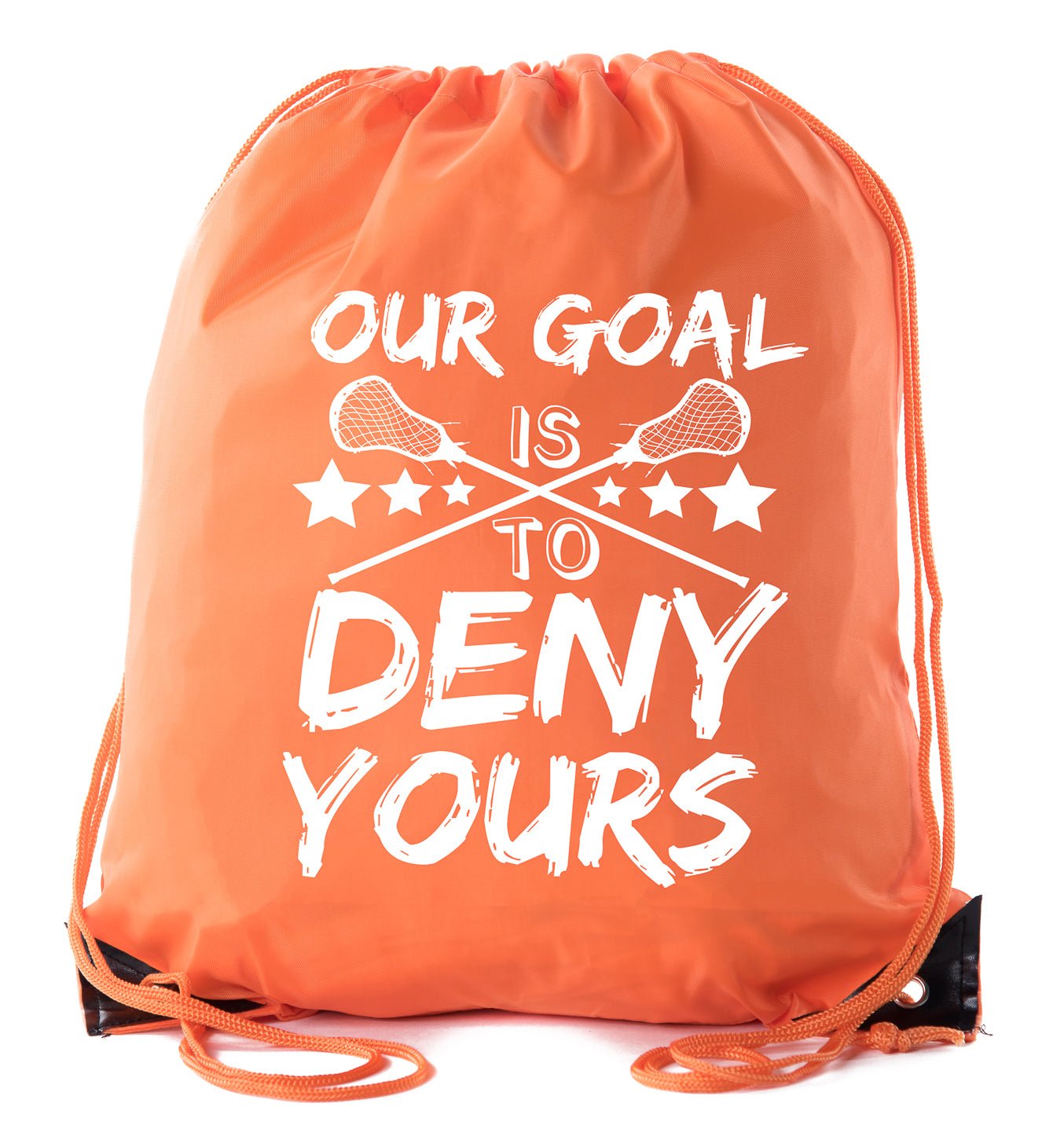 Our Goal Is To Deny Yours Polyester Drawstring Bag - Mato & Hash
