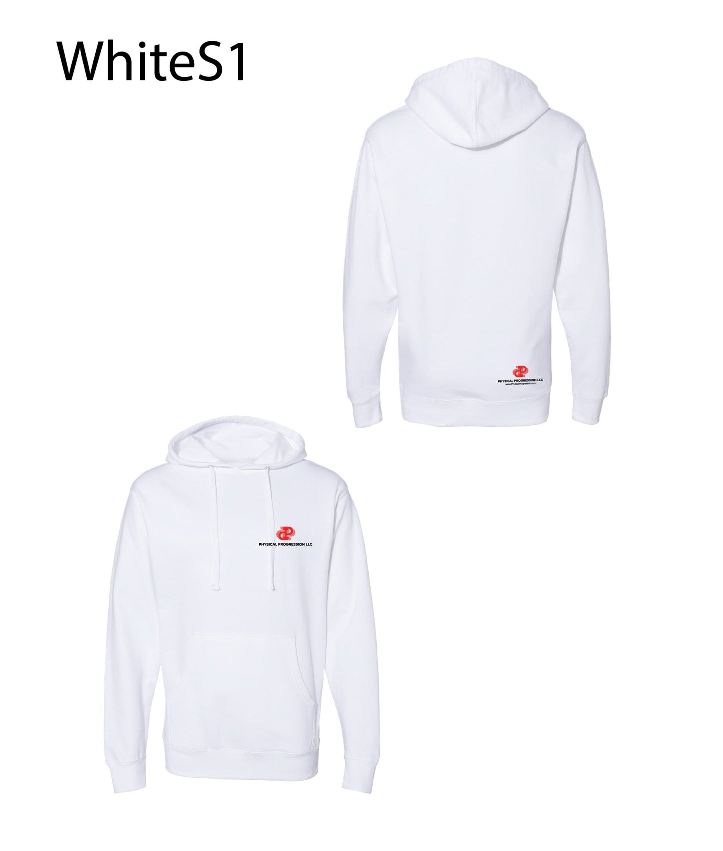 Physical Progression Design WhiteS1 Hoodie - Mato & Hash