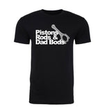 Pistons, Rods & Dad Bods - Simple Image Unisex T Shirts