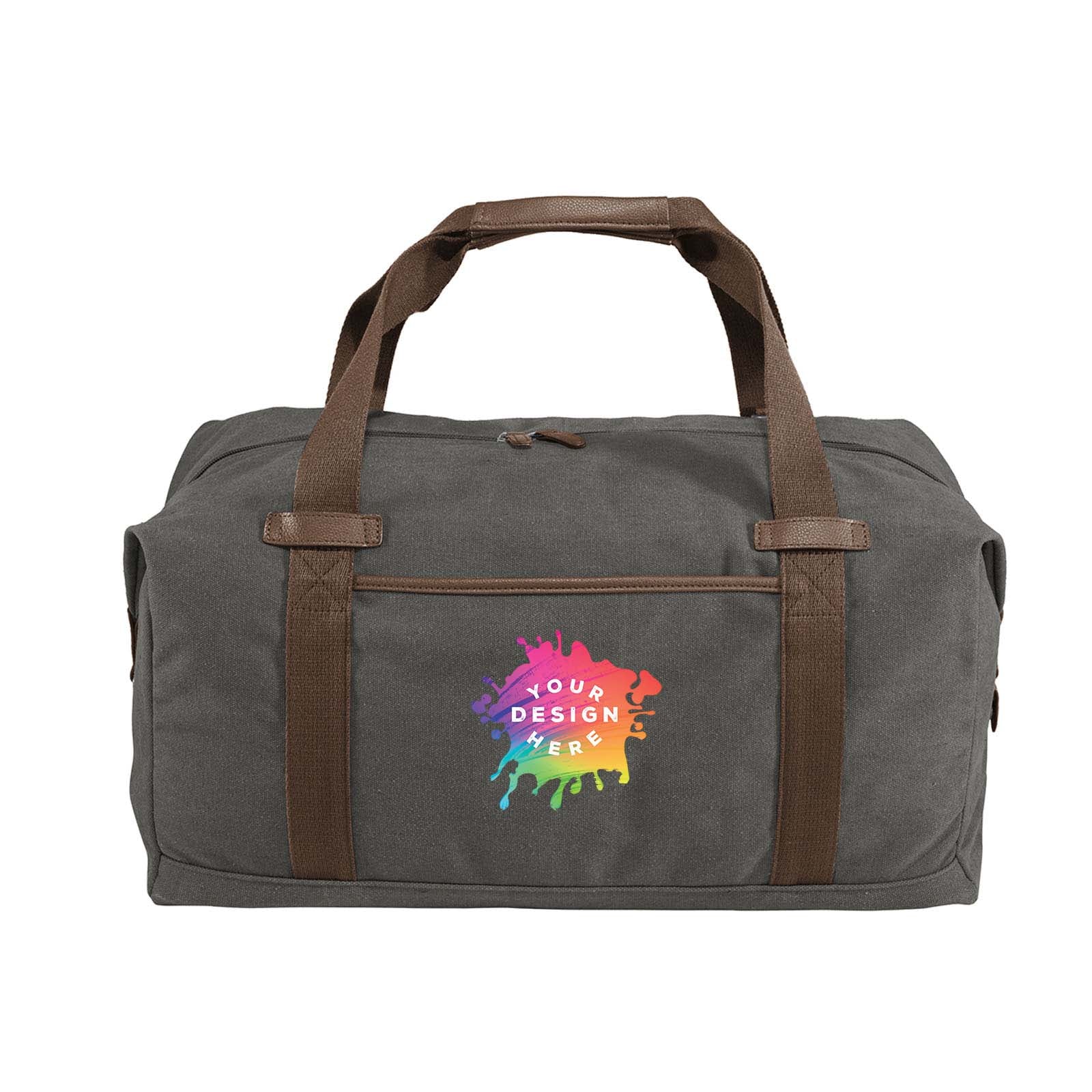 Port Authority® Cotton Canvas Duffel - Mato & Hash