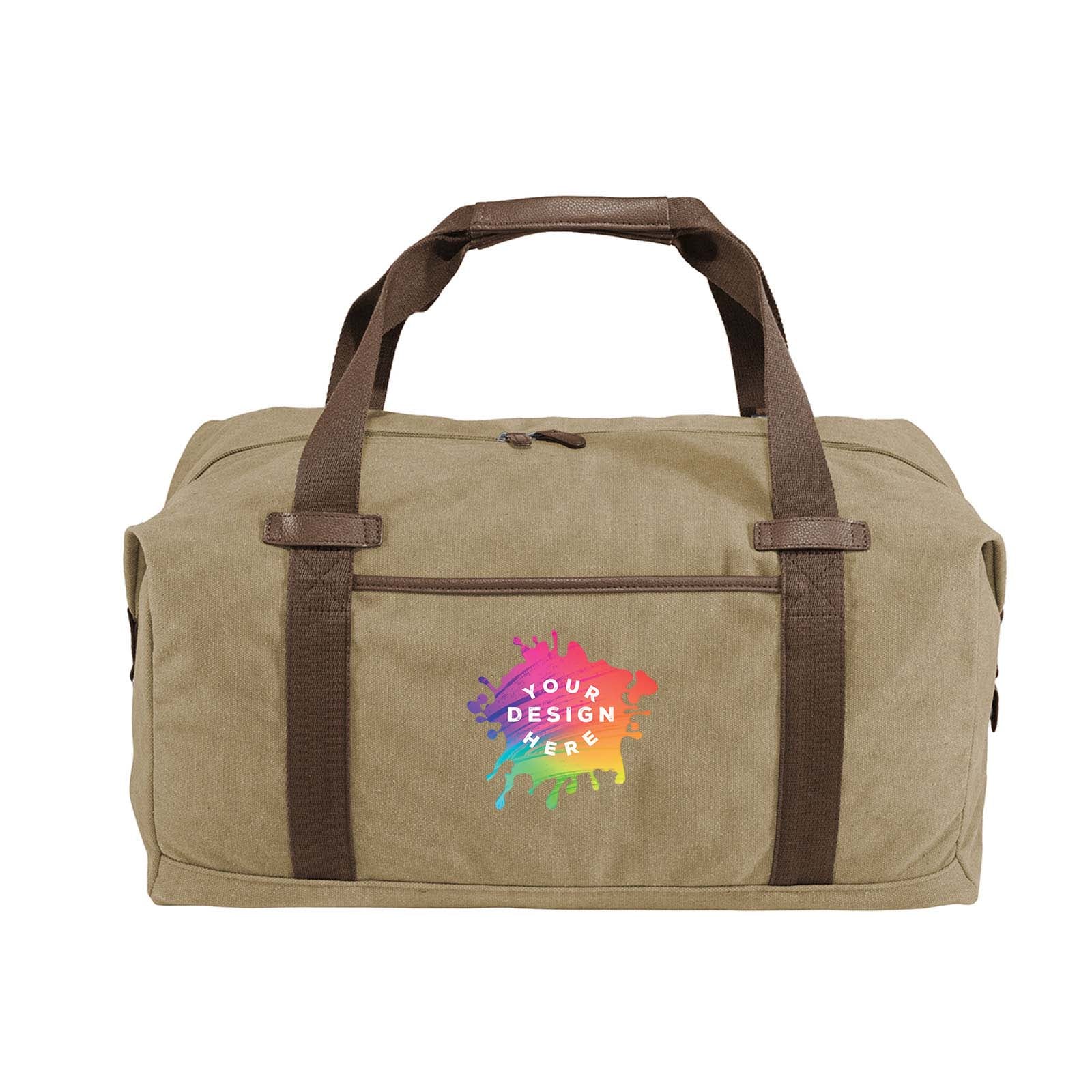 Port Authority® Cotton Canvas Duffel - Mato & Hash