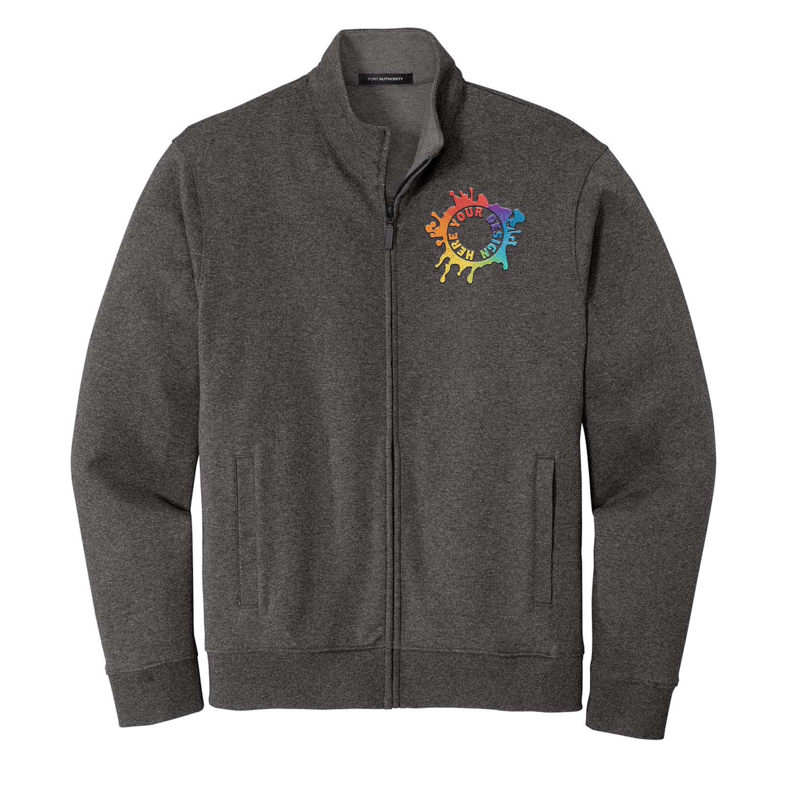 Port Authority® Interlock Full-Zip Jacket Embroidery - Mato & Hash