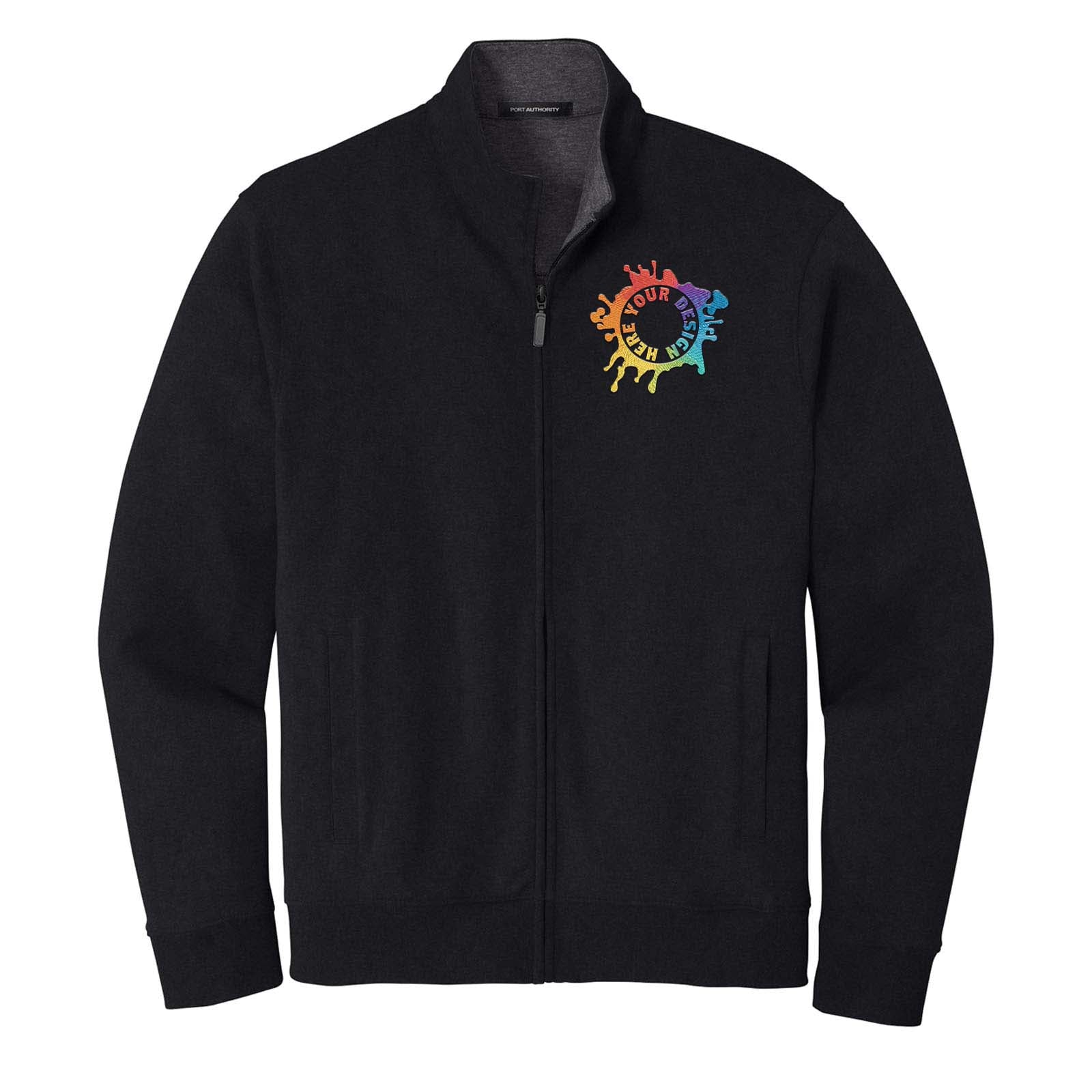Port Authority® Interlock Full-Zip Jacket Embroidery - Mato & Hash