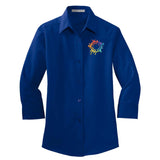 Port Authority® Ladies 3/4-Sleeve Easy Care Shirt Embroidery - Mato & Hash