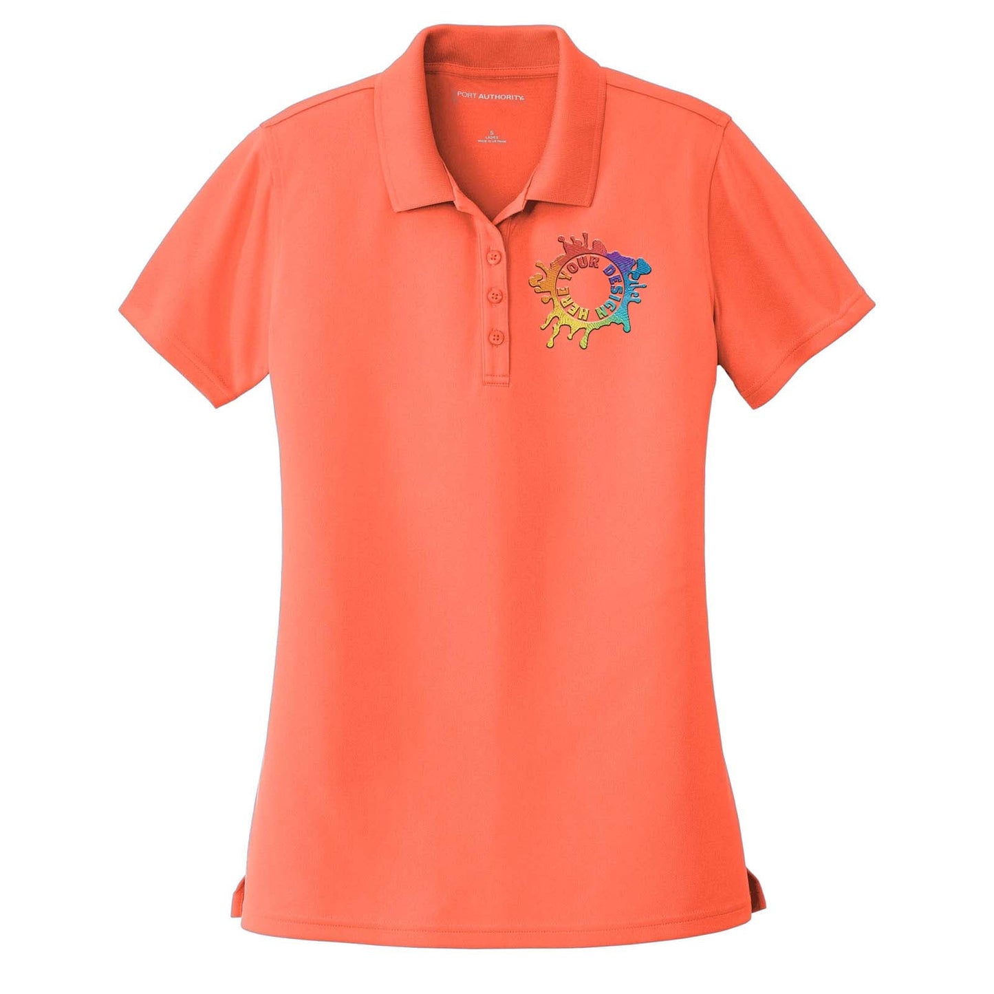 Port Authority® Ladies Dry Zone® UV Micro-Mesh Polo Embroidery - Mato & Hash