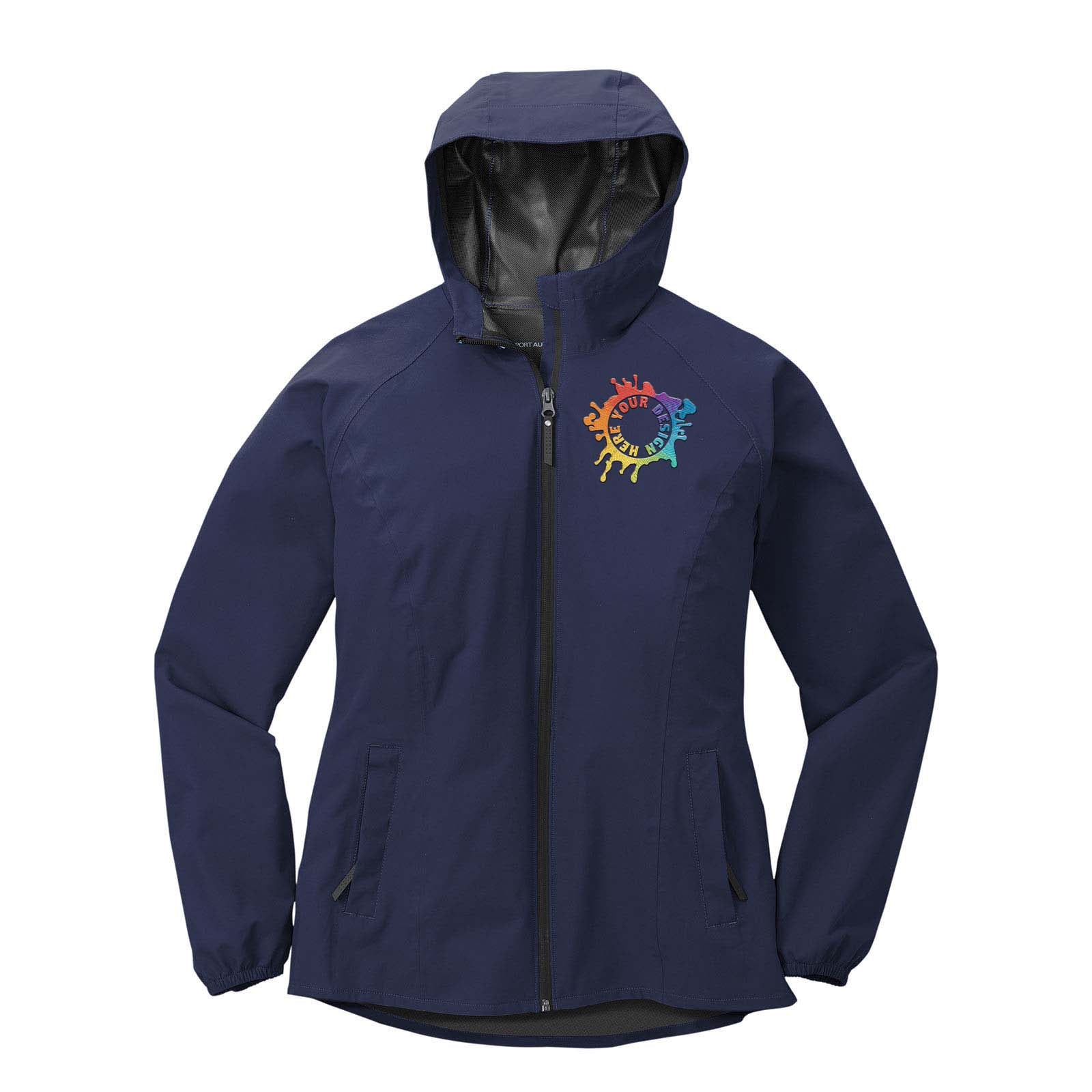 Port Authority ® Ladies Essential Rain Jacket Embroidery - Mato & Hash