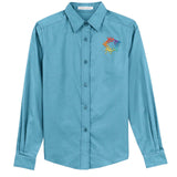 Port Authority® Ladies Long Sleeve Easy Care Shirt Embroidery - Mato & Hash