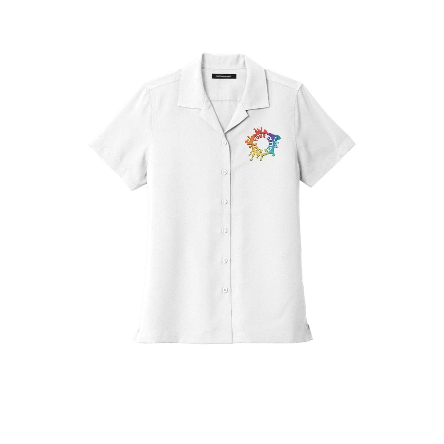 Port Authority ® Ladies Short Sleeve Performance Staff Shirt Embroidery - Mato & Hash