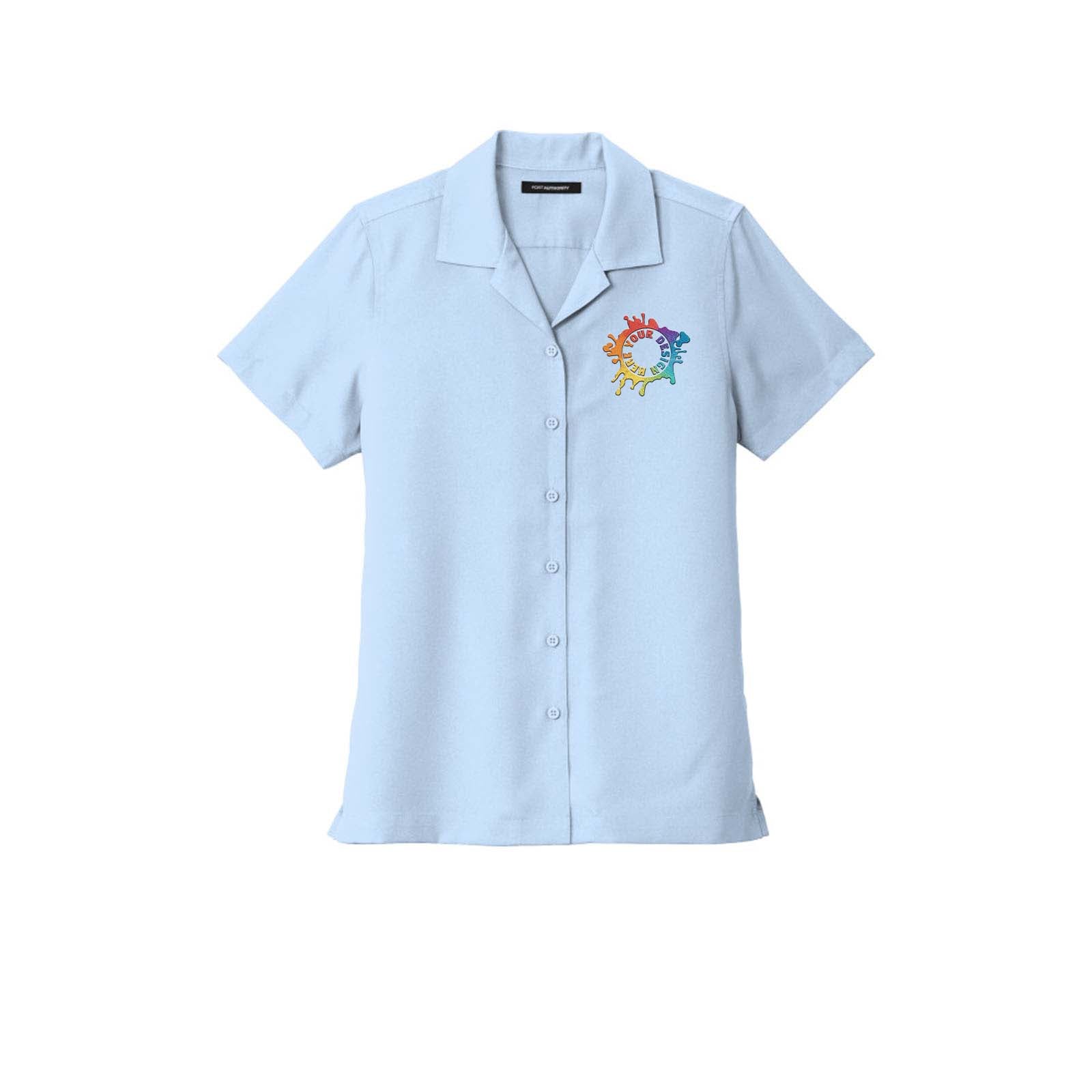 Port Authority ® Ladies Short Sleeve Performance Staff Shirt Embroidery - Mato & Hash